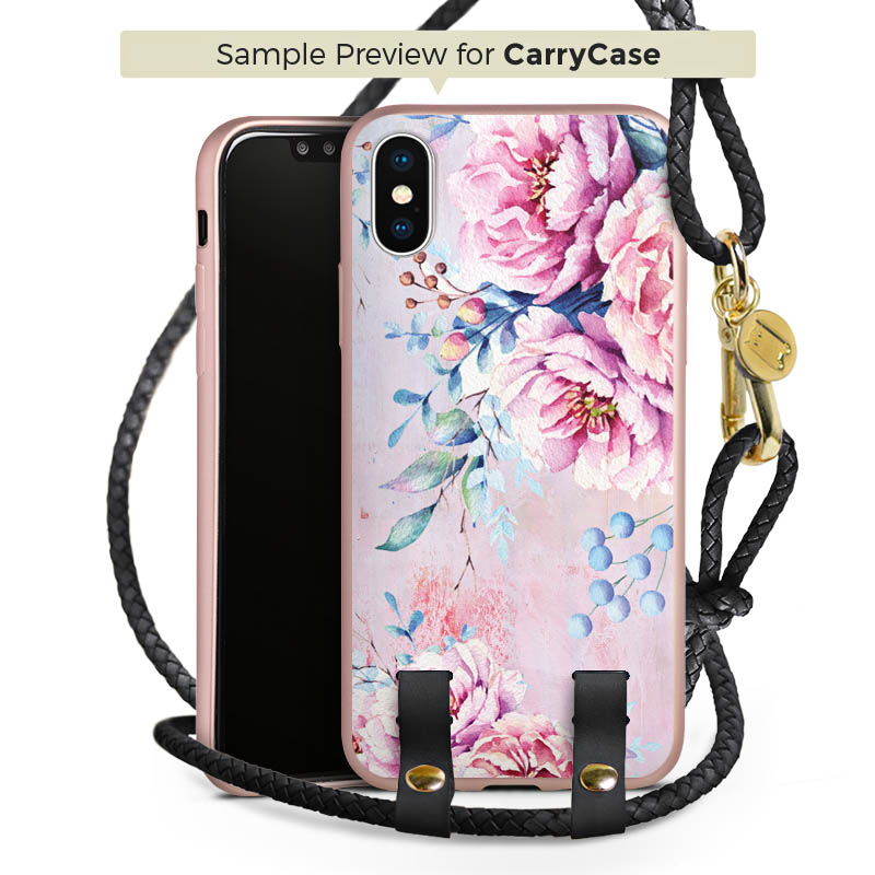 Carry Case Rosé Gold schwarz/gold