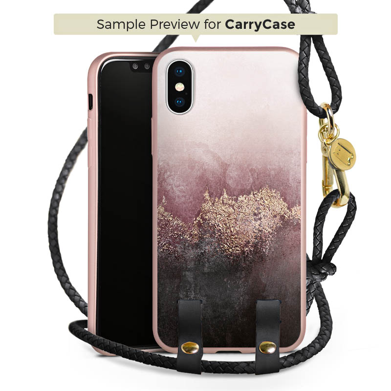 Carry Case Rosé Gold schwarz/gold