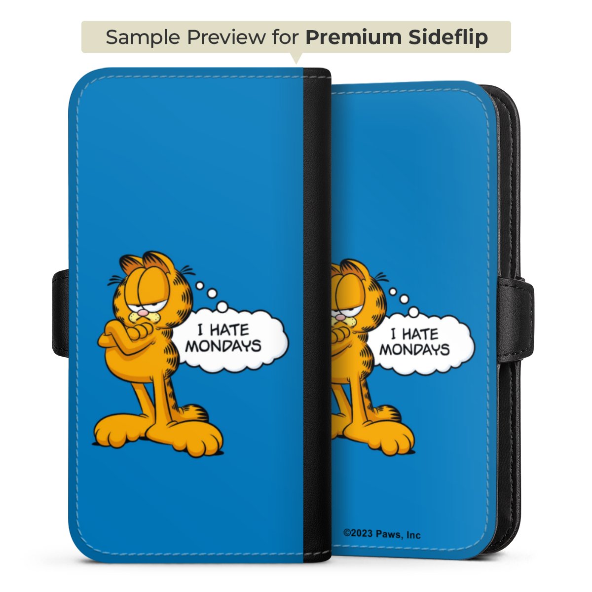 Garfield Je déteste les lundis Bleu