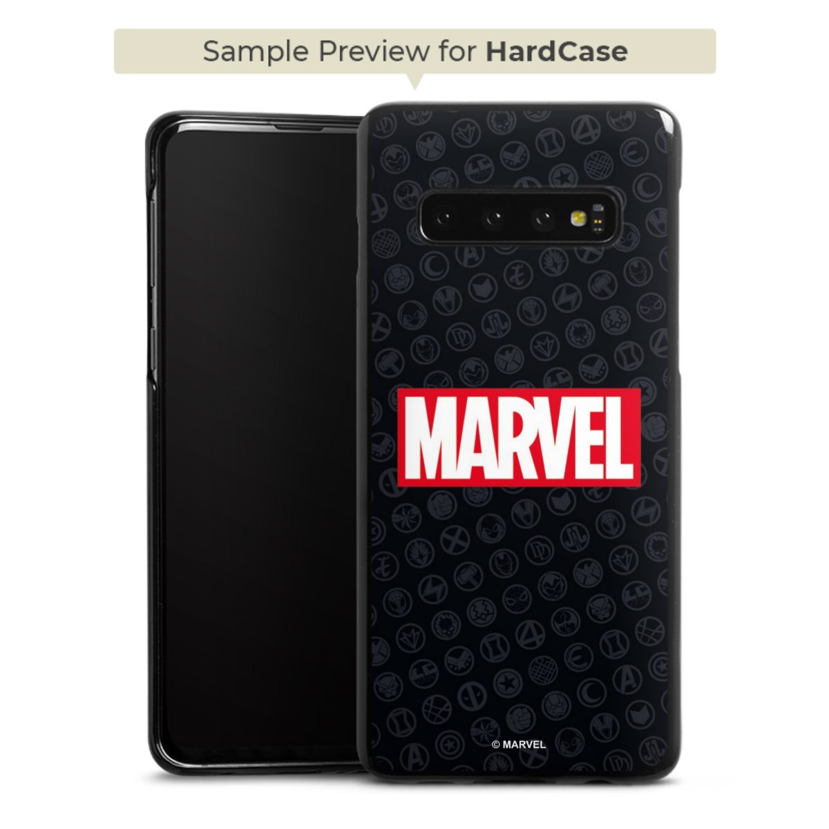 Marvel Logo Black Red 