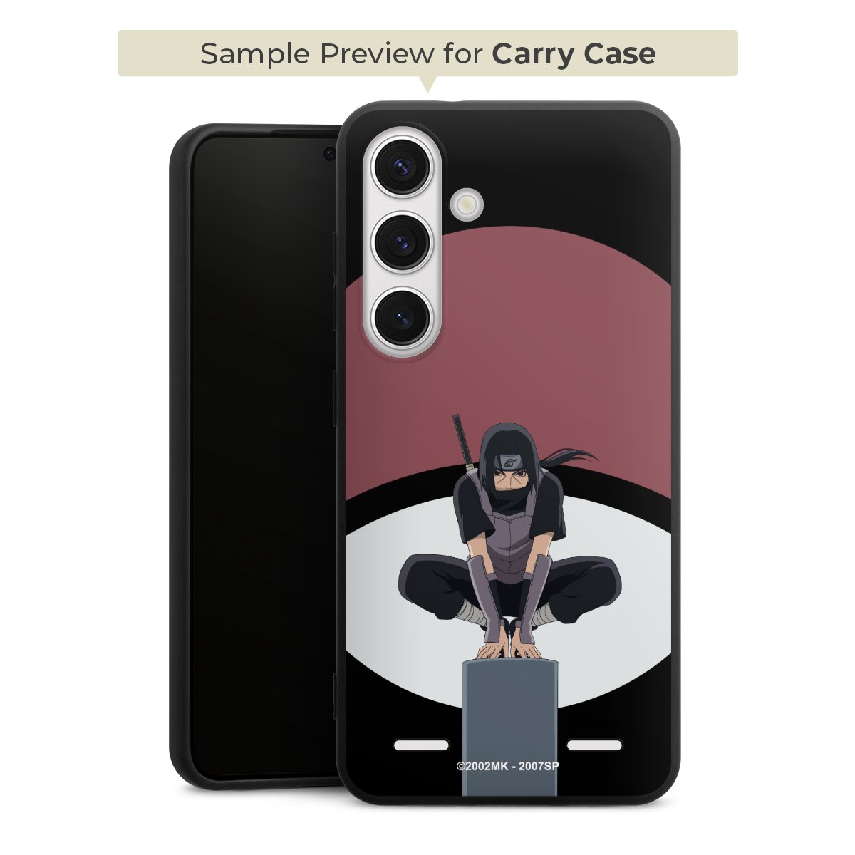 Symbole Itachi Uchiha noir