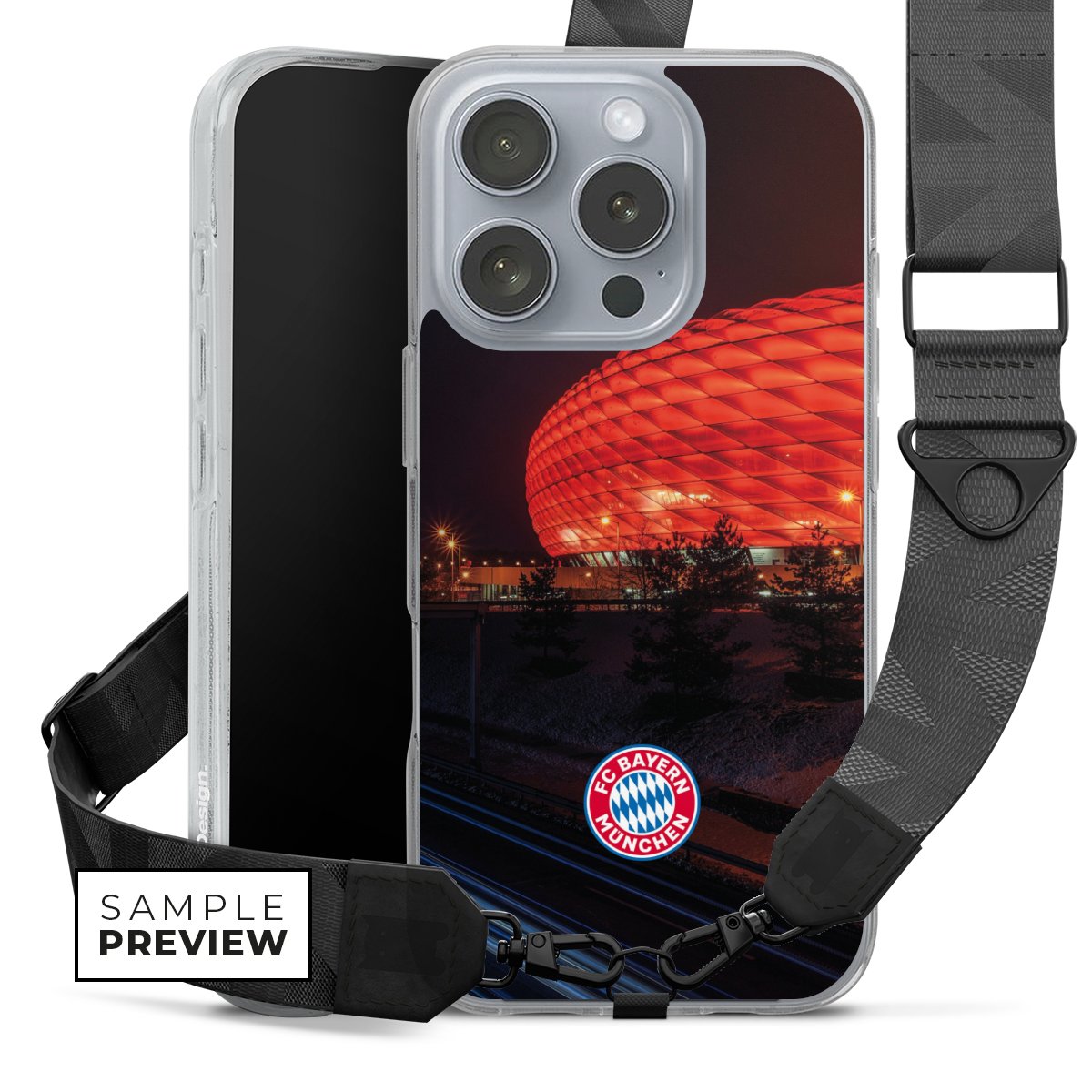 Allianz Arena bei Nacht FCB