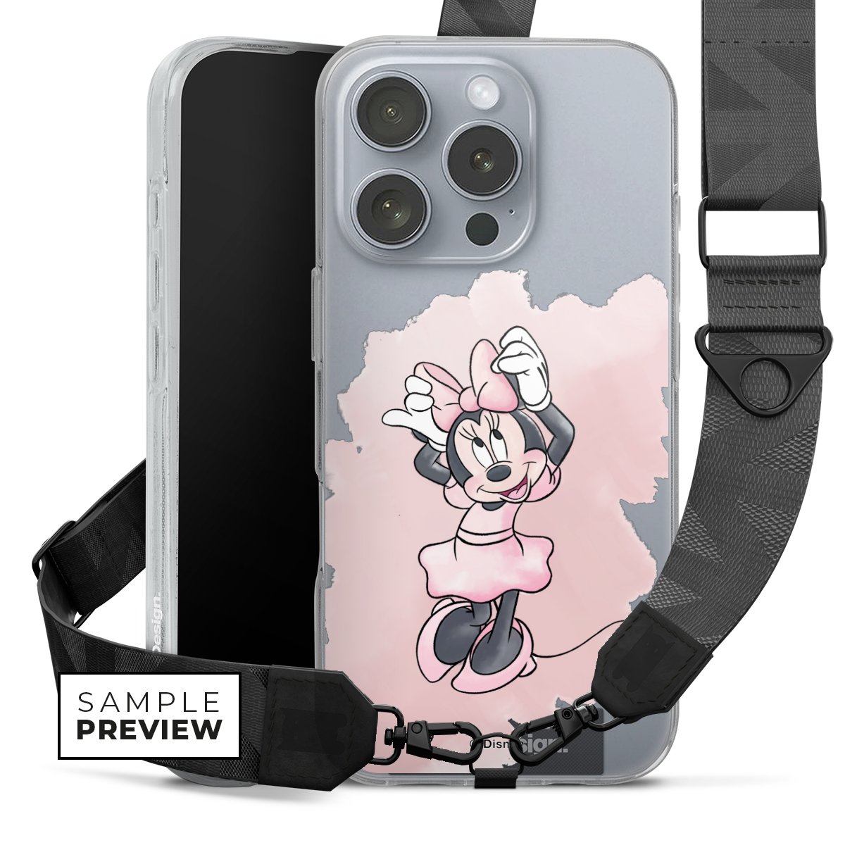 Minnie acquerello trasparente