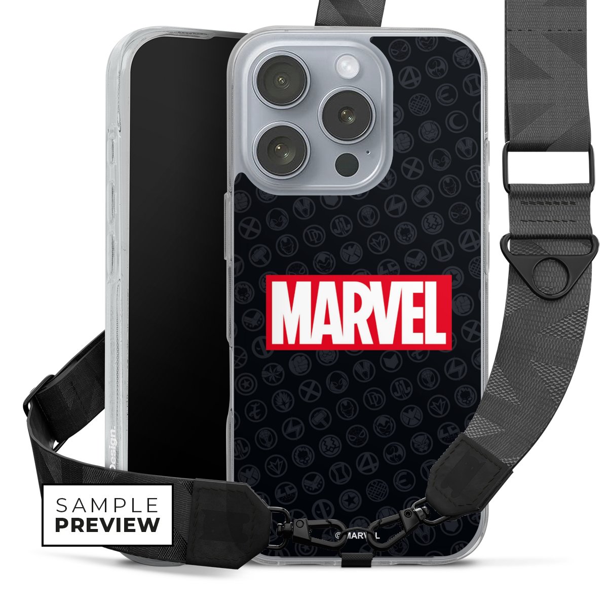 Marvel Logo Zwart Rood
