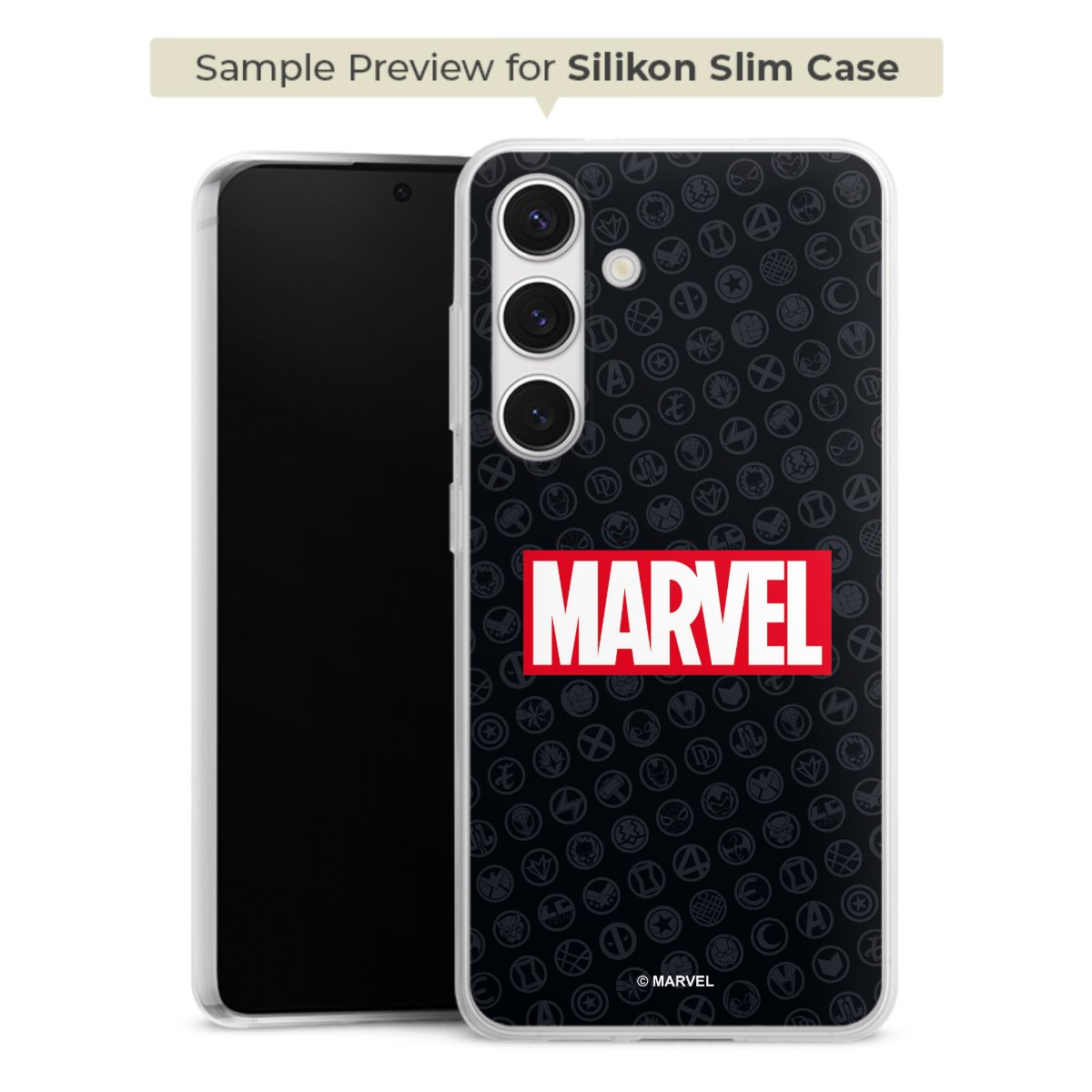 Marvel Logo Black Red 