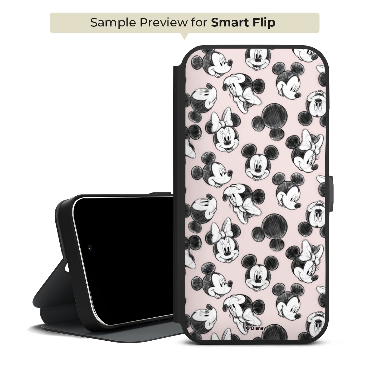 Minnie & Mickey aux multiples visages rose