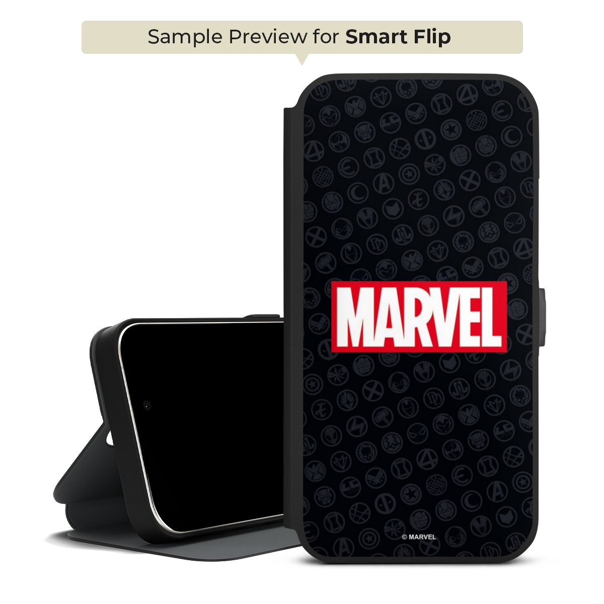 Marvel Logo Black Red 