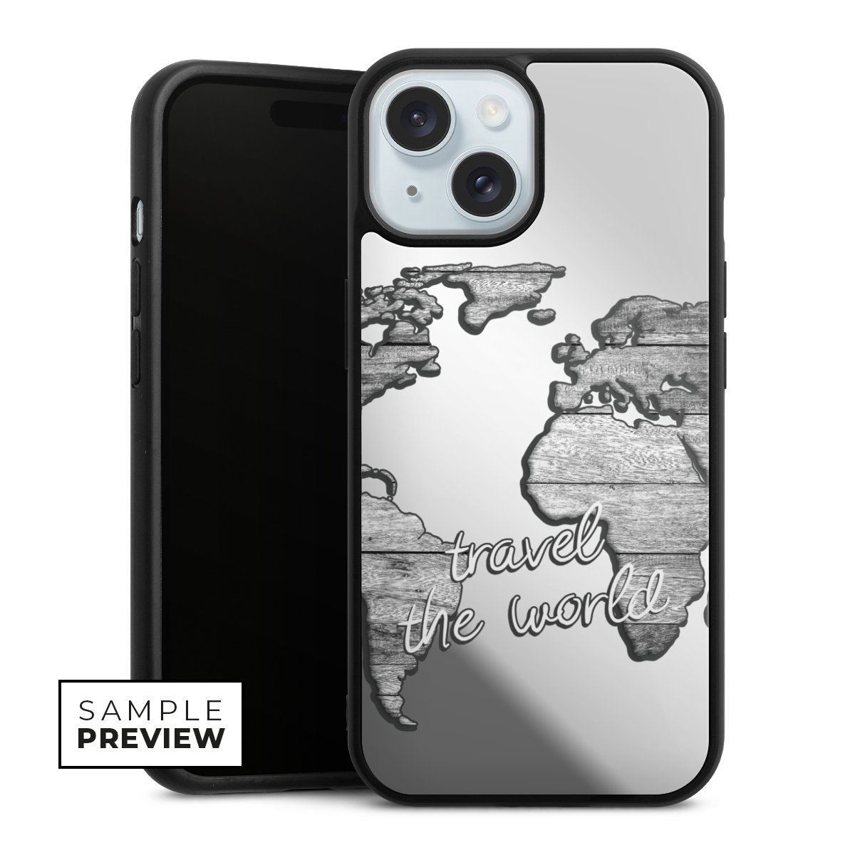 Worldmap Hout zonder Achtergrond