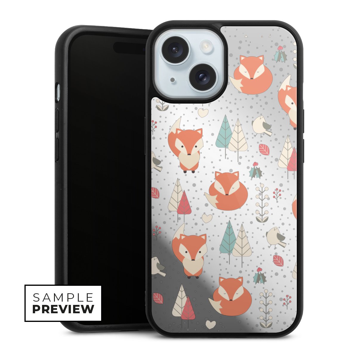 Motif Renards sans Fond
