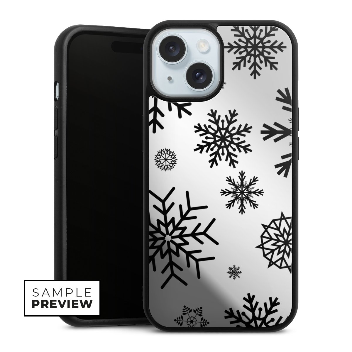 Blue Snowflakes zonder Achtergrond