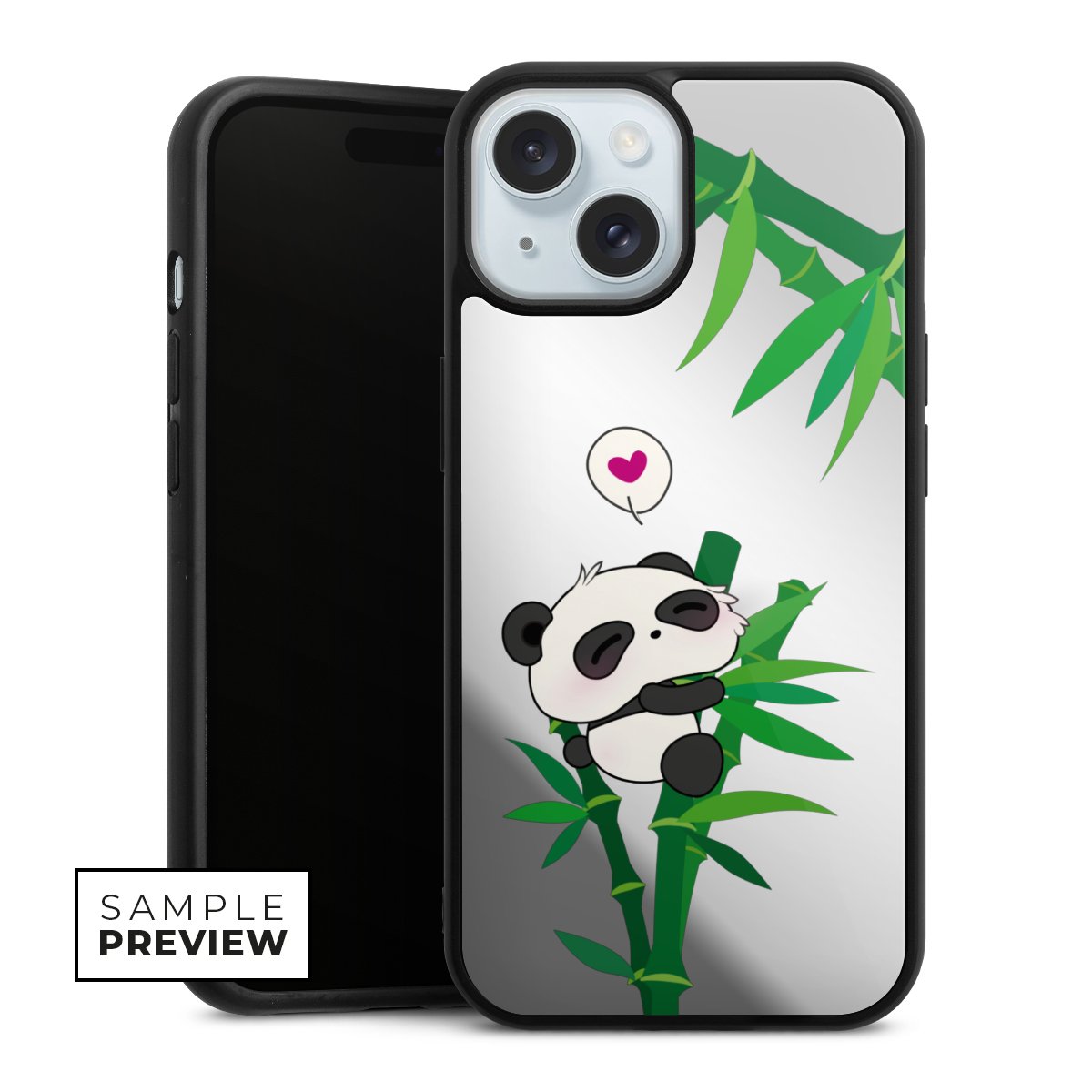 Panda mignon sans Fond