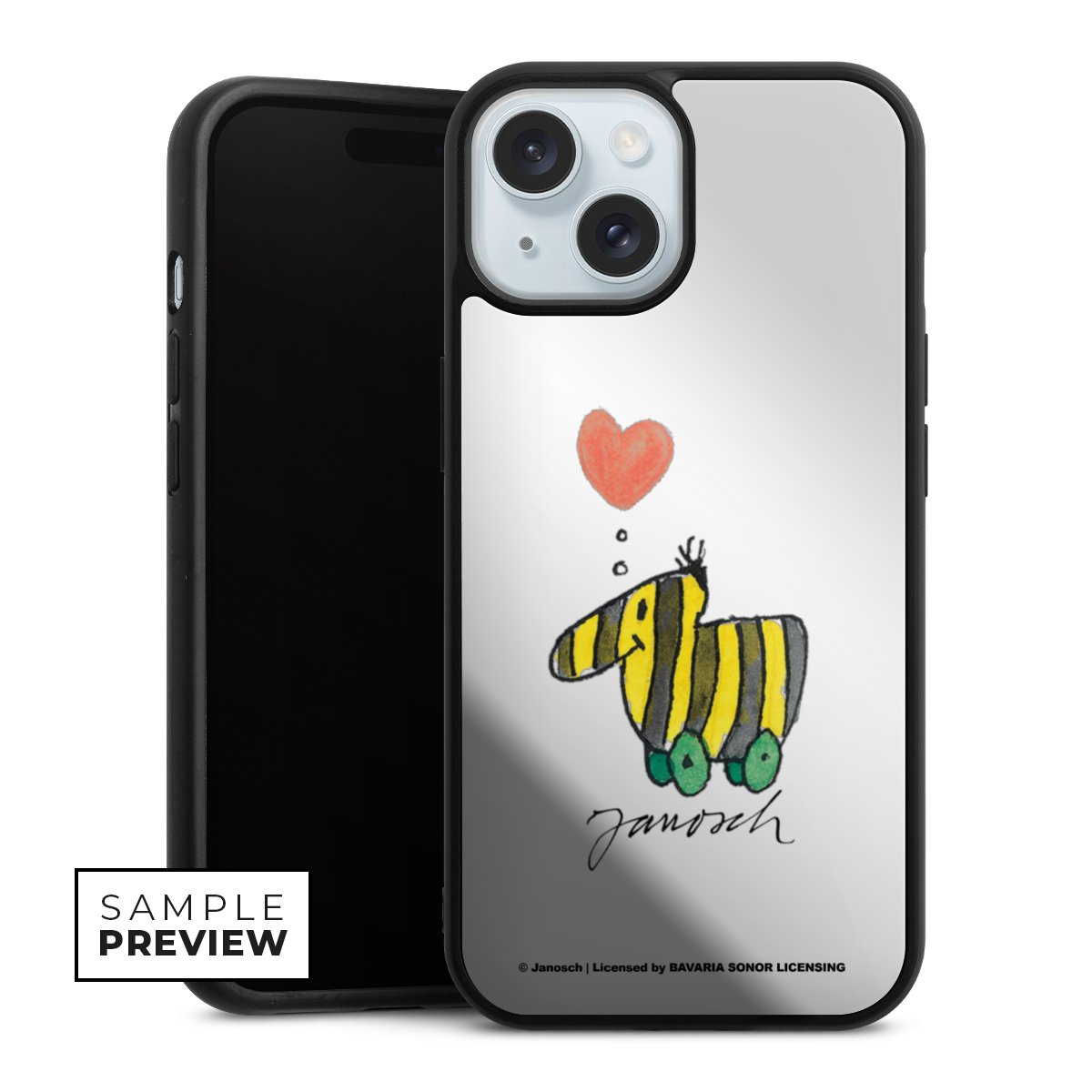 Tigerente Herz transparent