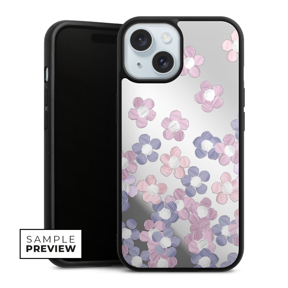 Fleurs simples transparentes