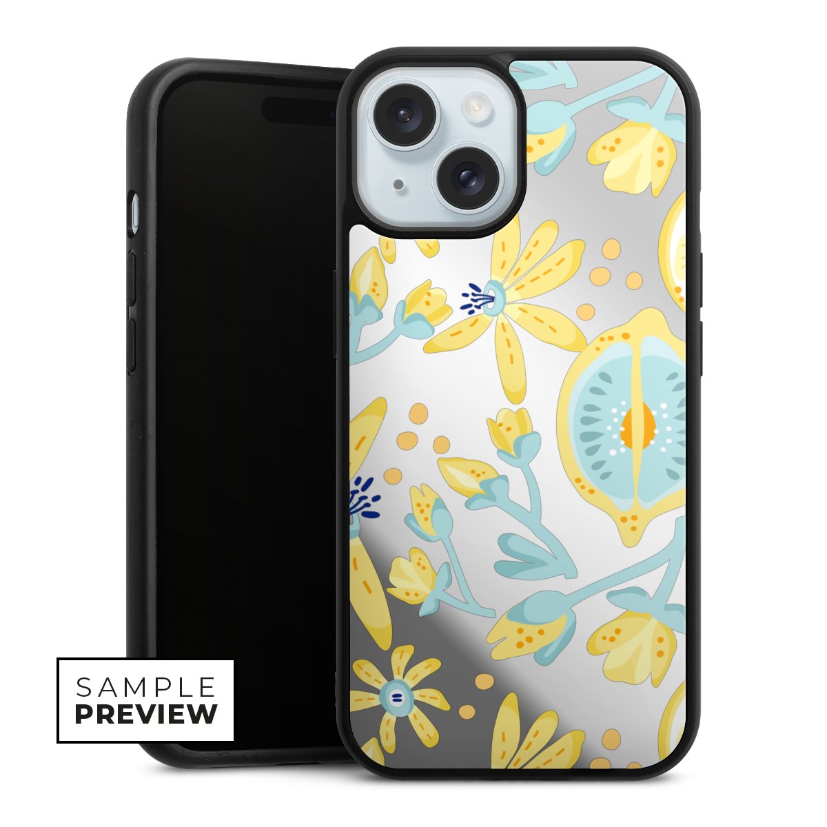 Lemon Summer Pattern Transparent Yellow
