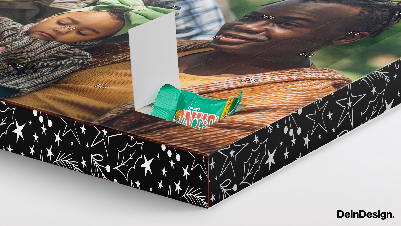 Schoko-Adventskalender mit Tony's Chocolonely XXL Querformat