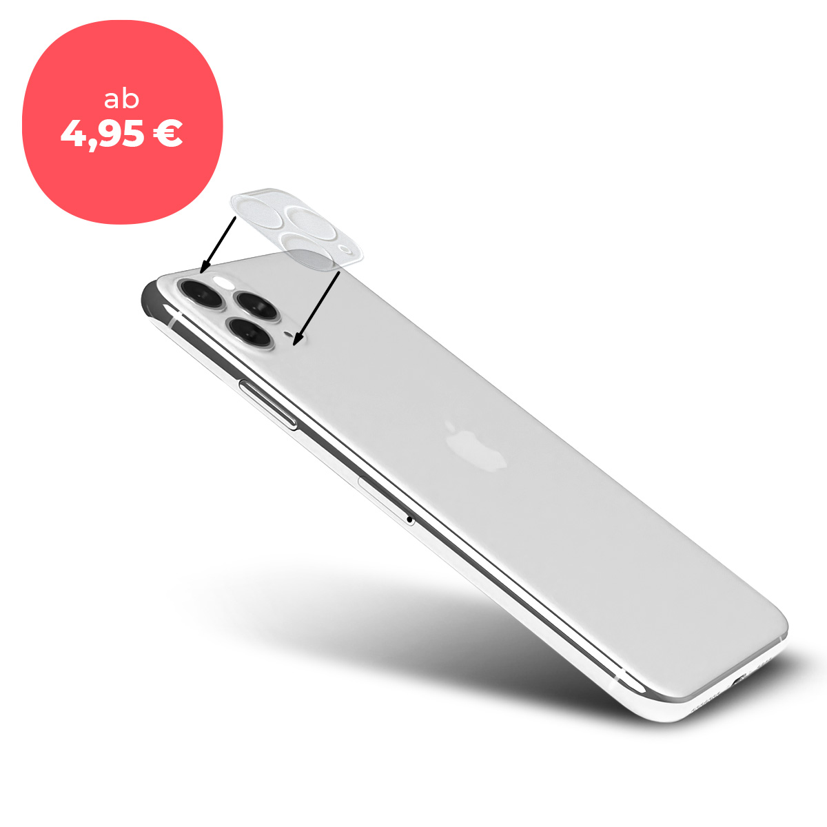 Kameraschutz 3D-Glas