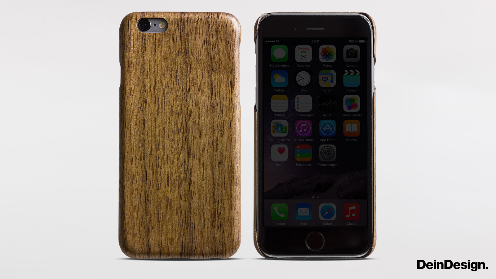 Holz Slim Case pure Walnuss