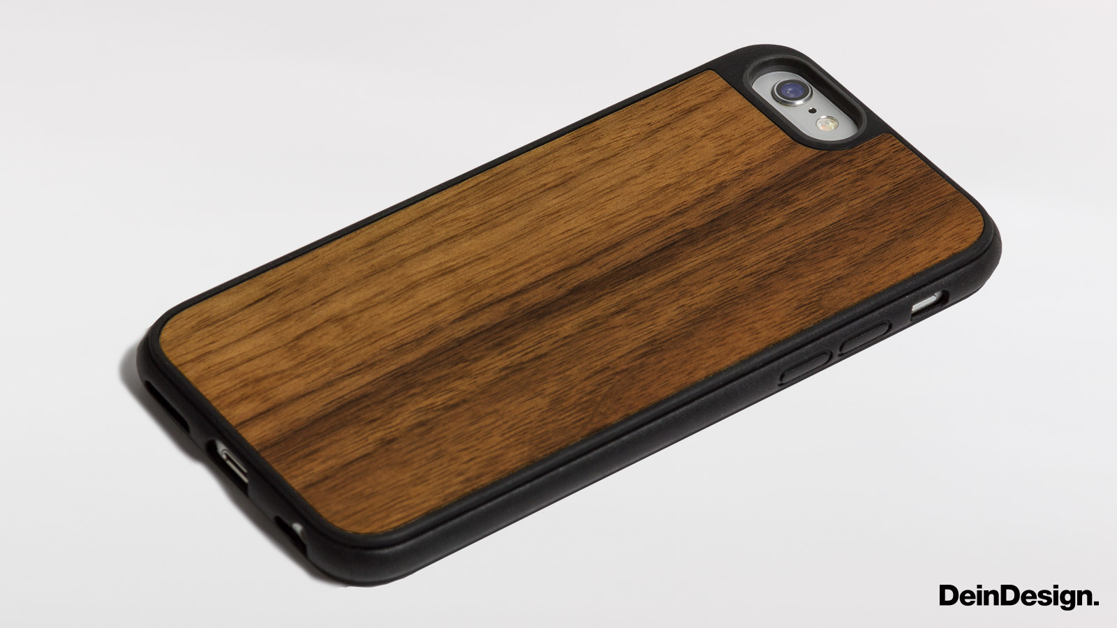 Holz Silikon Case pure Walnuss