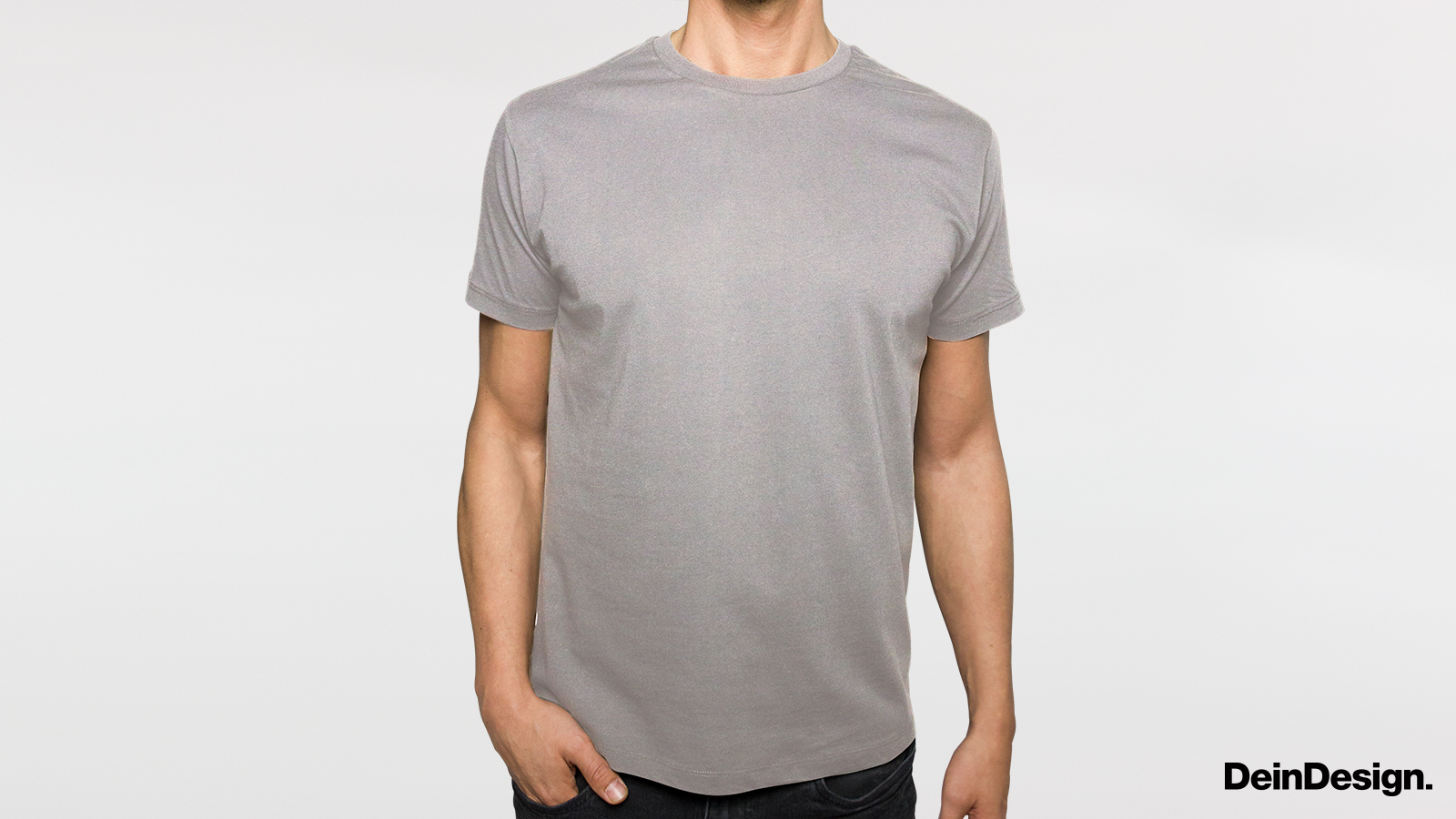 T-Shirts Männer grau