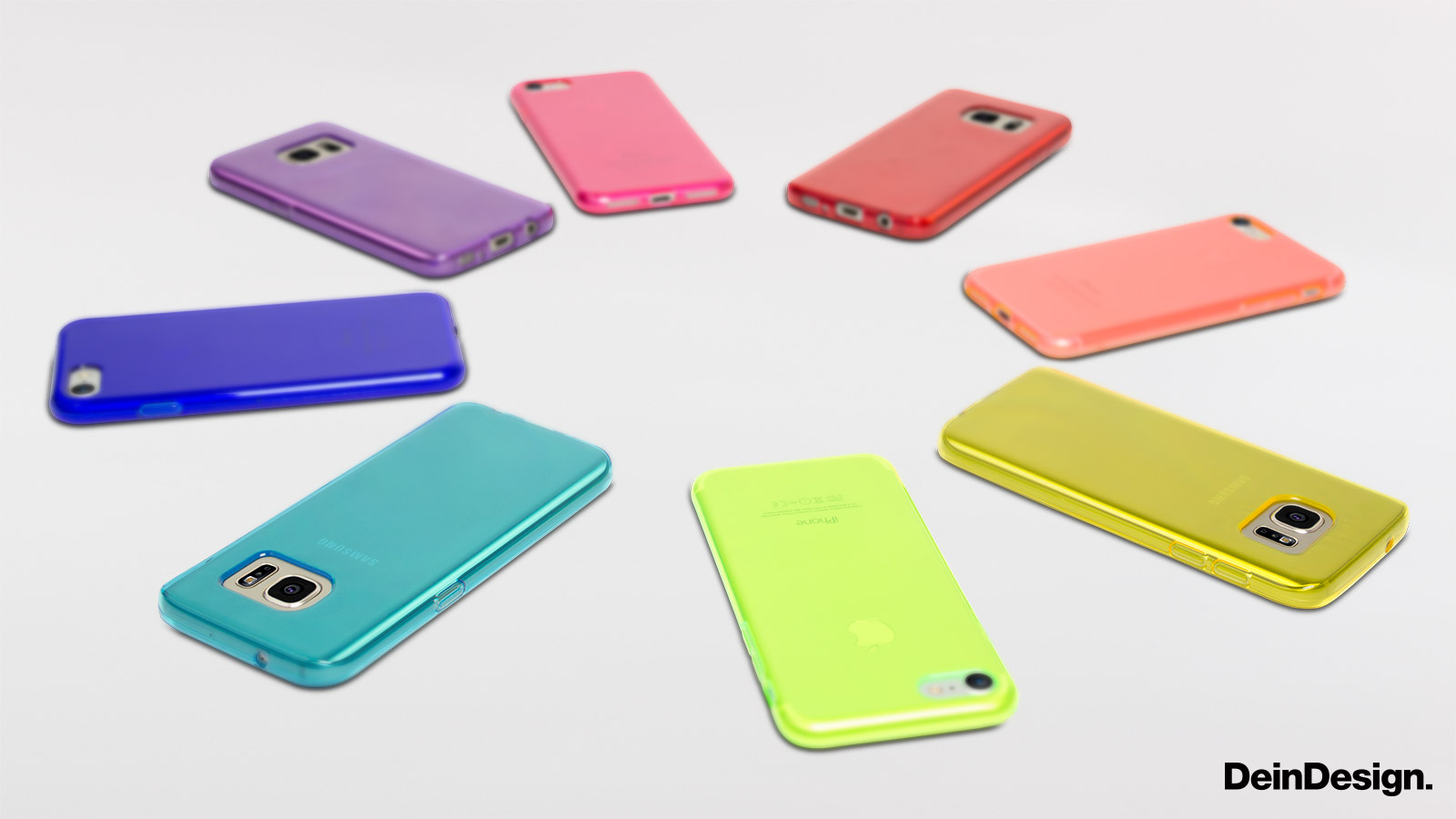 Silikon Slim Colour Case rot