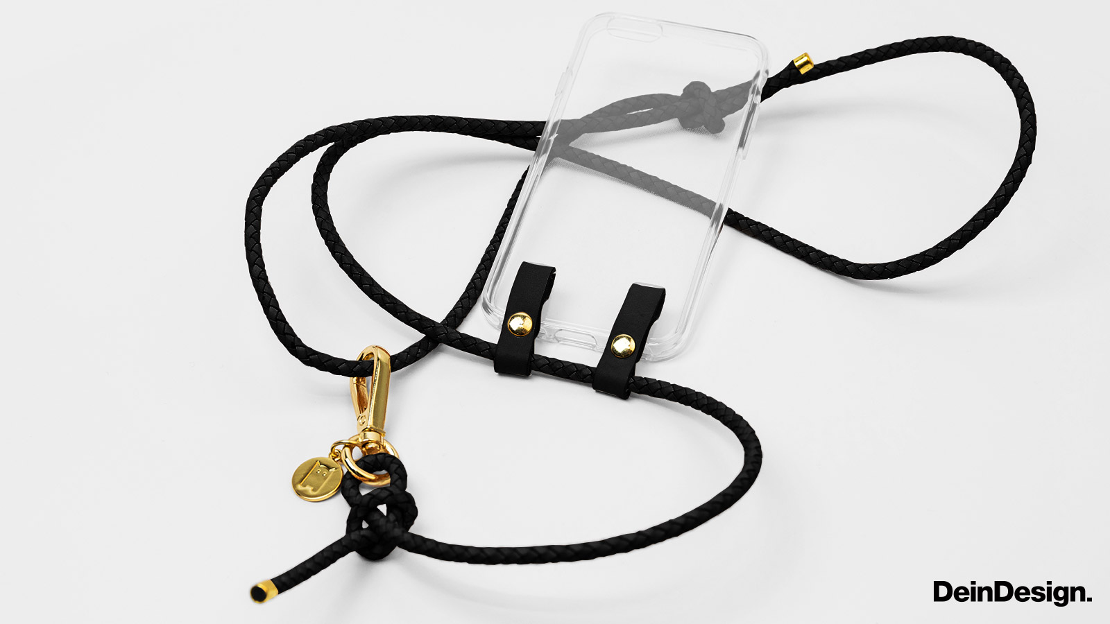 Carry Case Transparent schwarz/gold