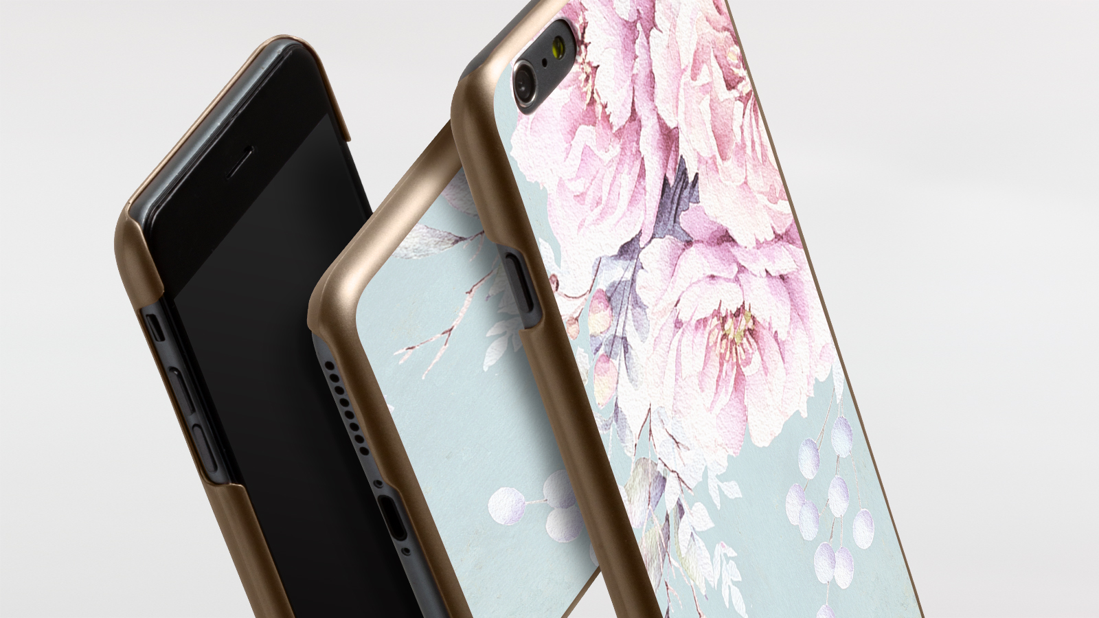 Hard Case Metallic Look gold