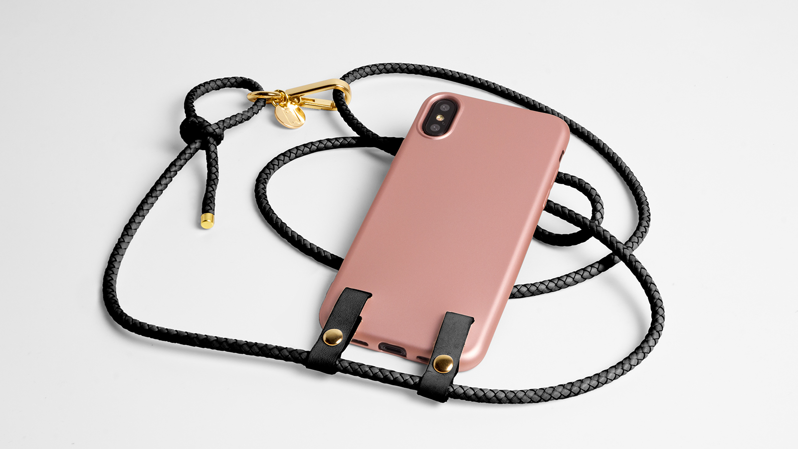 Carry Case Rosé Gold schwarz/gold