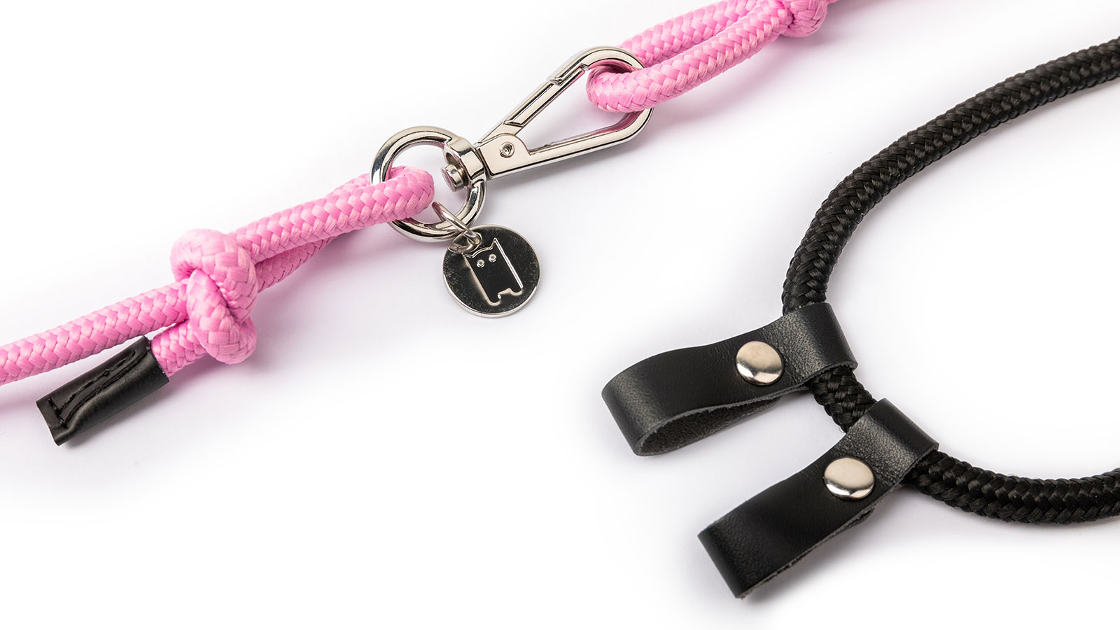 Carry Case Stoffband schwarz/silber