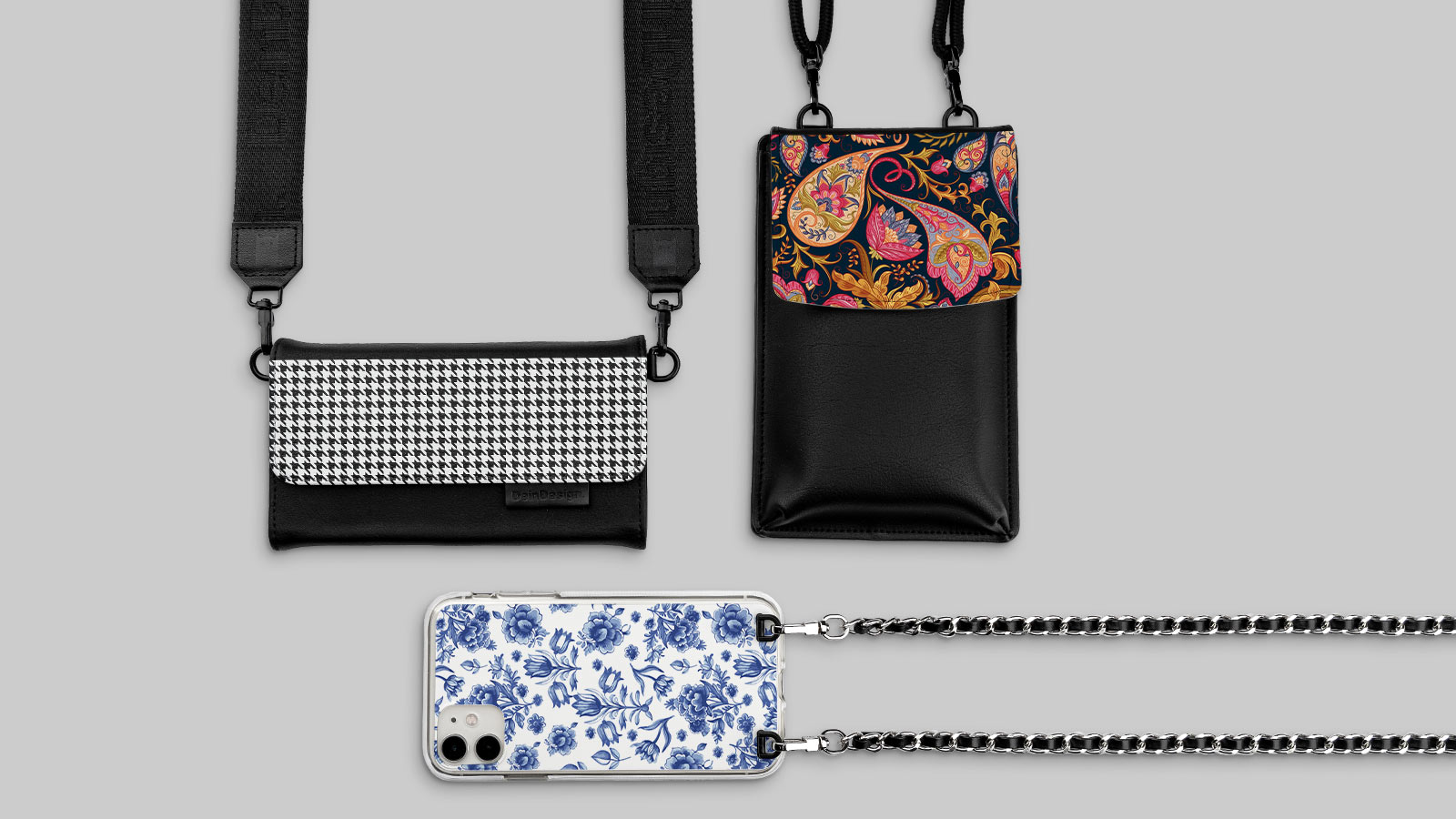 Carry Case Black Line Glamour strap