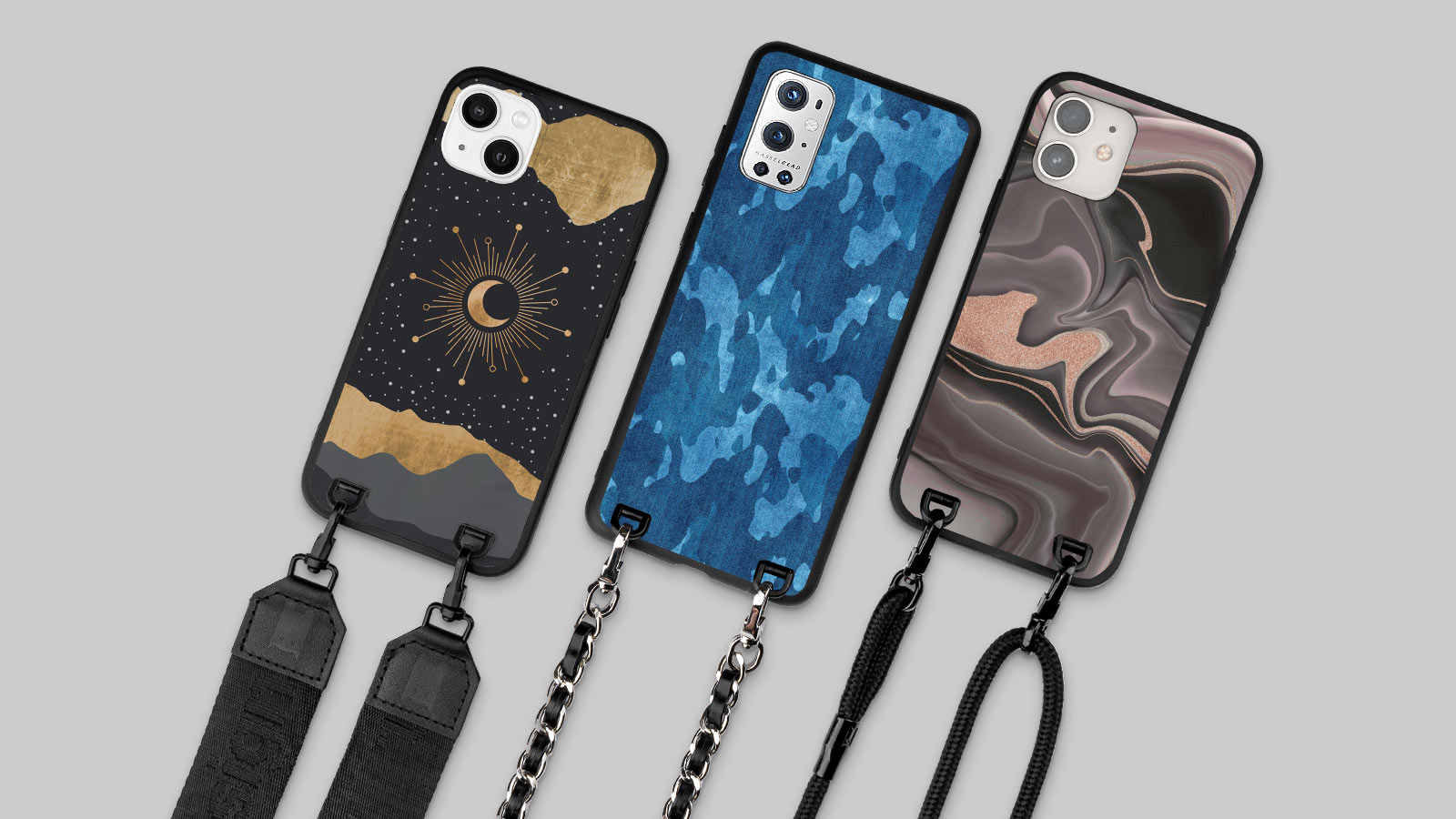 Carry Case Black Line Glamour strap