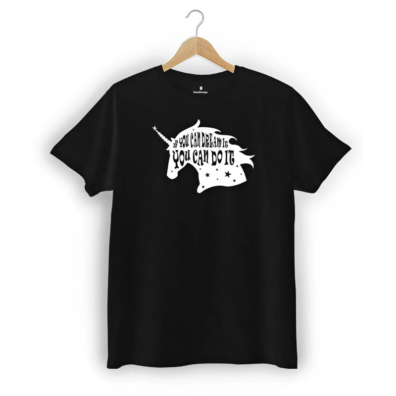 T-Shirt Männer V-Neck Schwarz