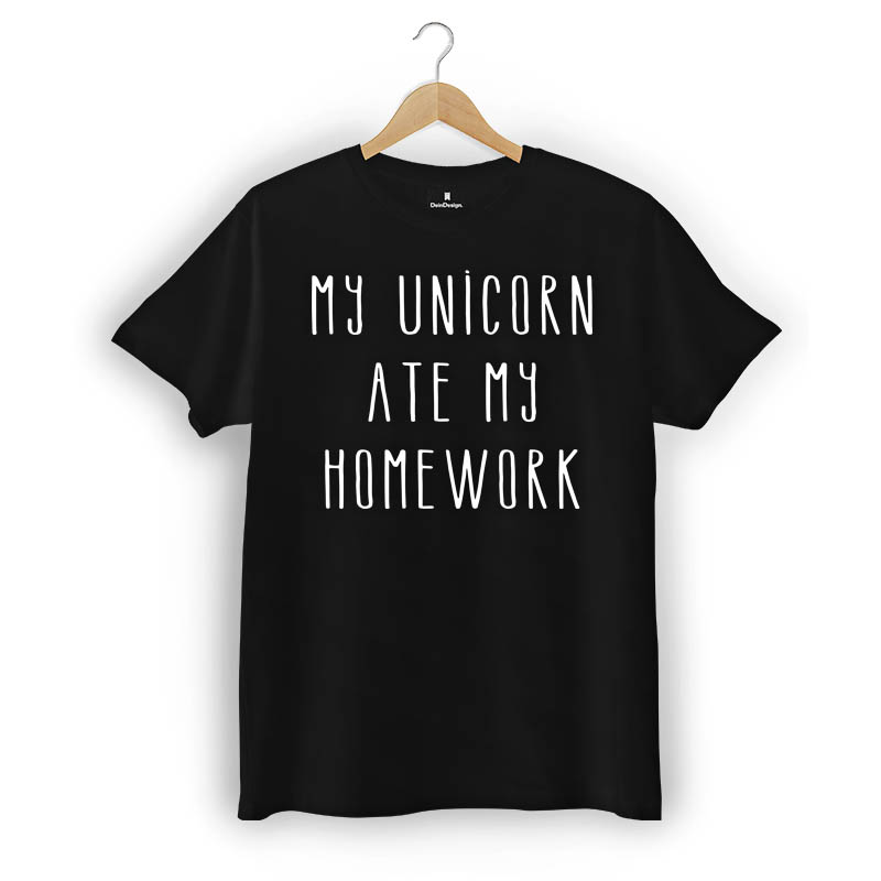 T-Shirt Männer V-Neck Schwarz