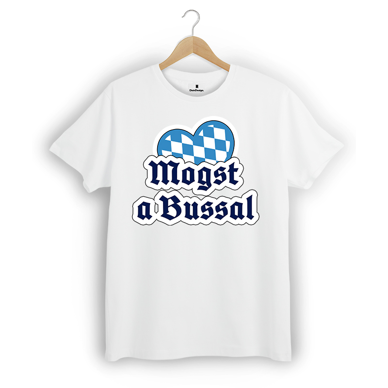 T-Shirt Männer V-Neck Weiss