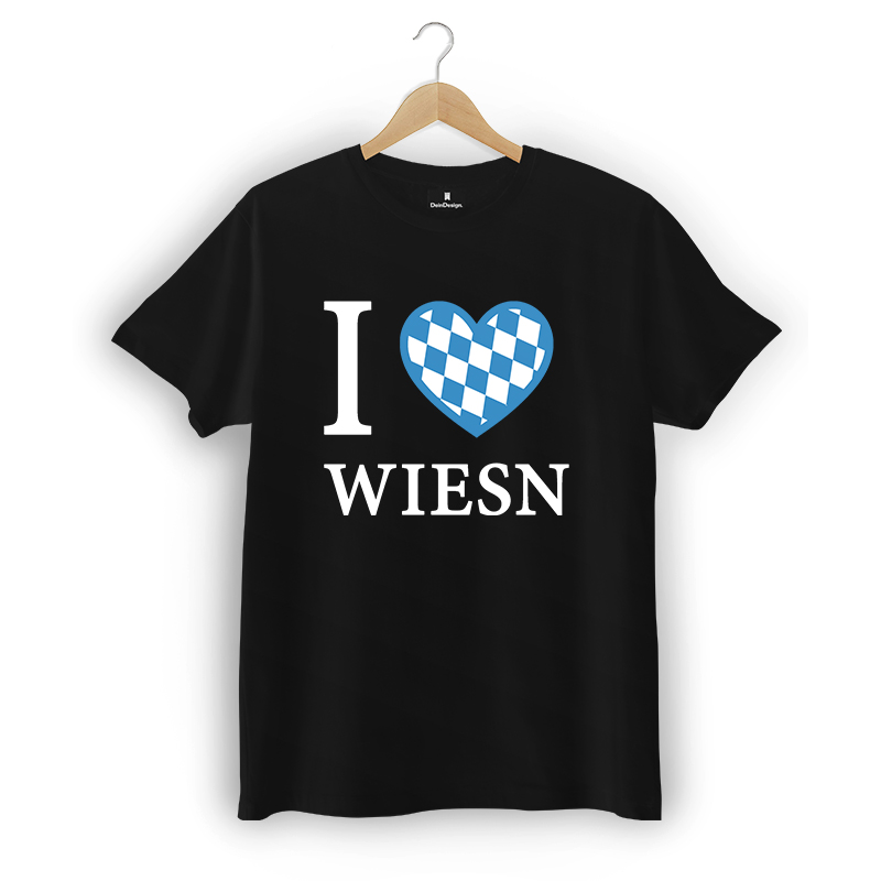 T-Shirt Männer V-Neck Schwarz