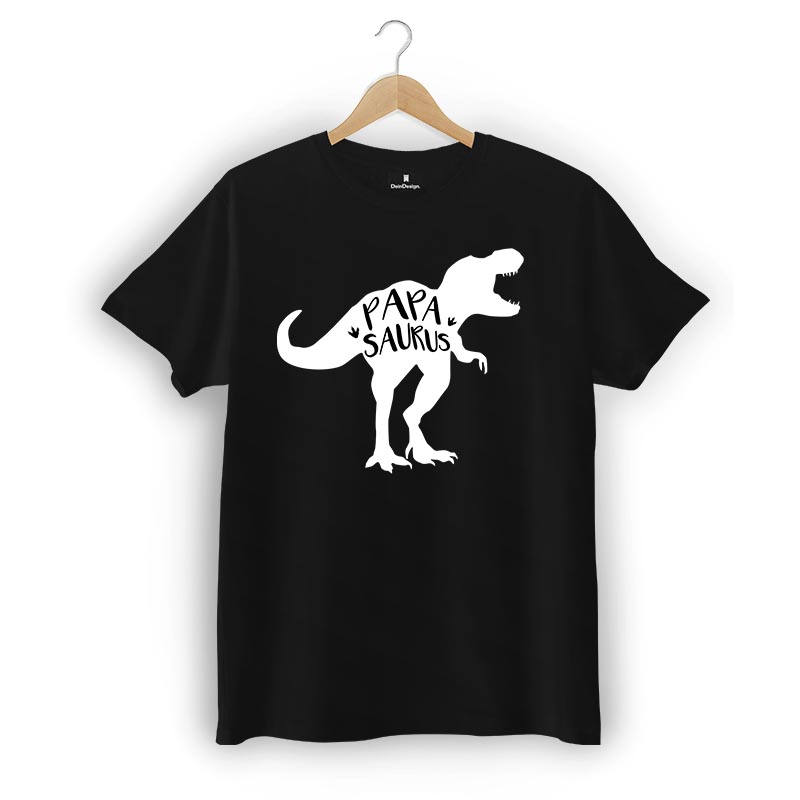 T-Shirt Männer V-Neck Schwarz