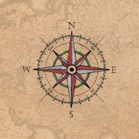 Vintage Kompass - DeinDesign