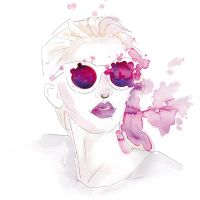 Girl with Sunglasses - Kruth Design