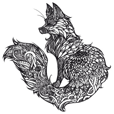 Fox Ornate transparent - DeinDesign
