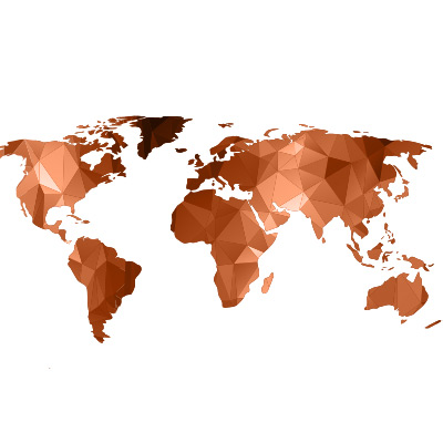 Worldmap Triangle Transparent - DeinDesign