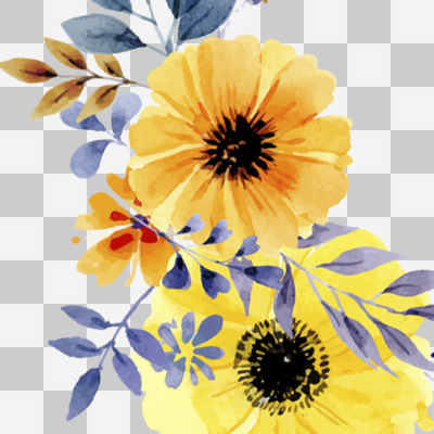Yellow Swedish Flowers - DeinDesign