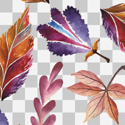 Watercolor Leafes - DeinDesign