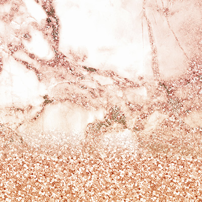 Marble Glitter Rosé Look - UtART