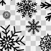 Snowflakes ohne Hintergrund - DeinDesign