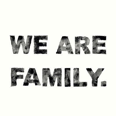 We Are Family - Kruth Design