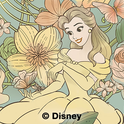 Belle Royal Floral No 2 - Disney Princess
