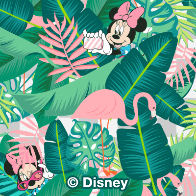 Minnie Summer Palm Leaves Transparent - Disney Minnie Mouse