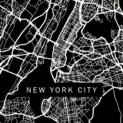 New York City Map - DeinDesign