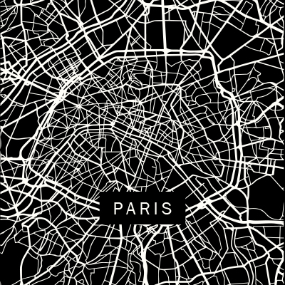 Paris City Map - DeinDesign