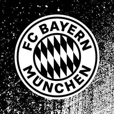 Splatter Schwarz - FCB - FC Bayern München
