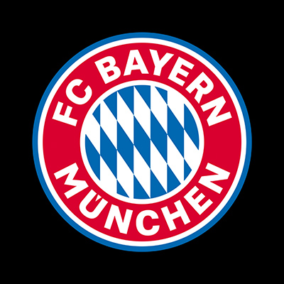 FCB Logo auf Schwarz - FC Bayern München